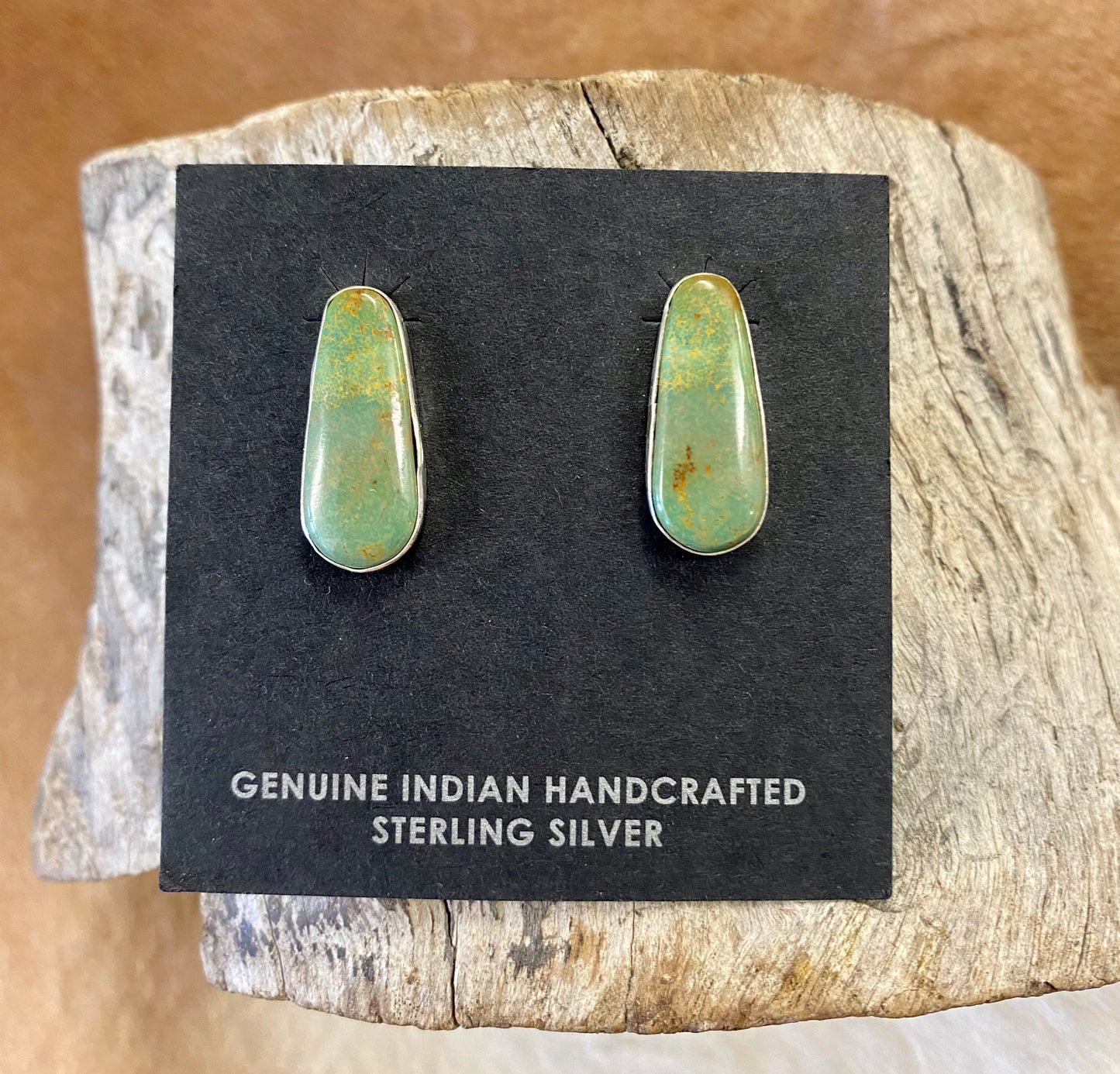 Green Turquoise Earrings