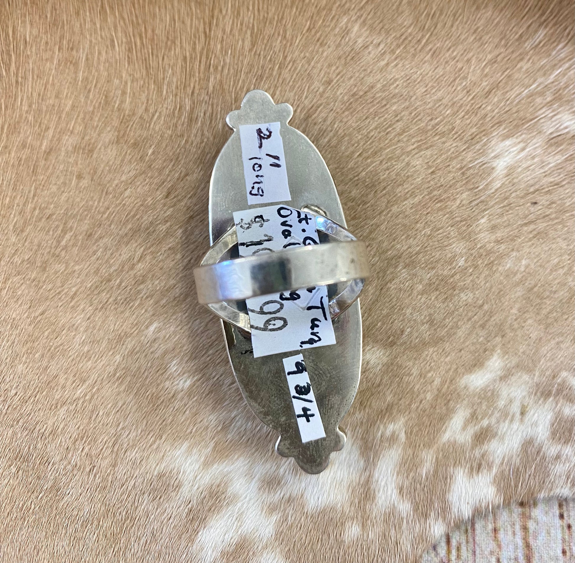 Navajo Green Turquoise Ring