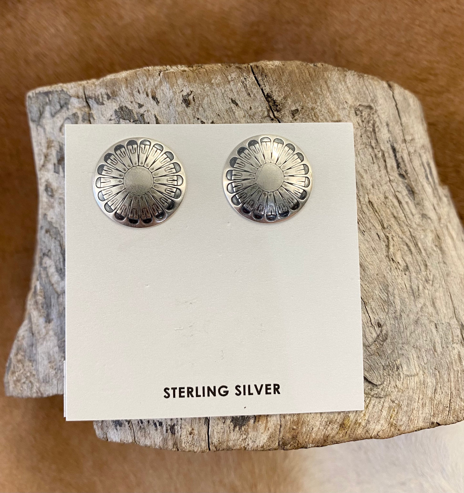 Concho Stud Earrings