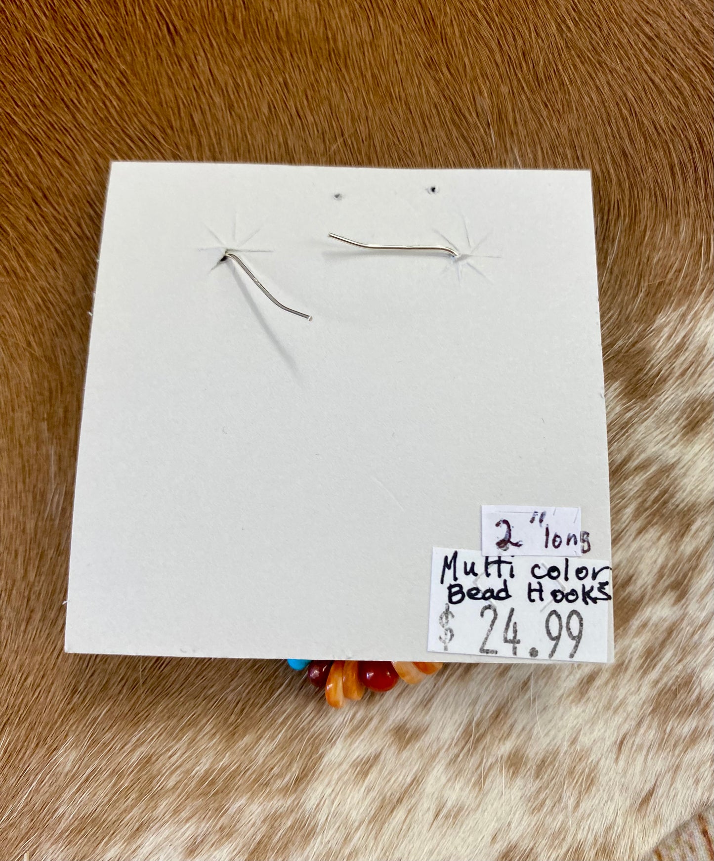 Teardrop Beaded Earrings