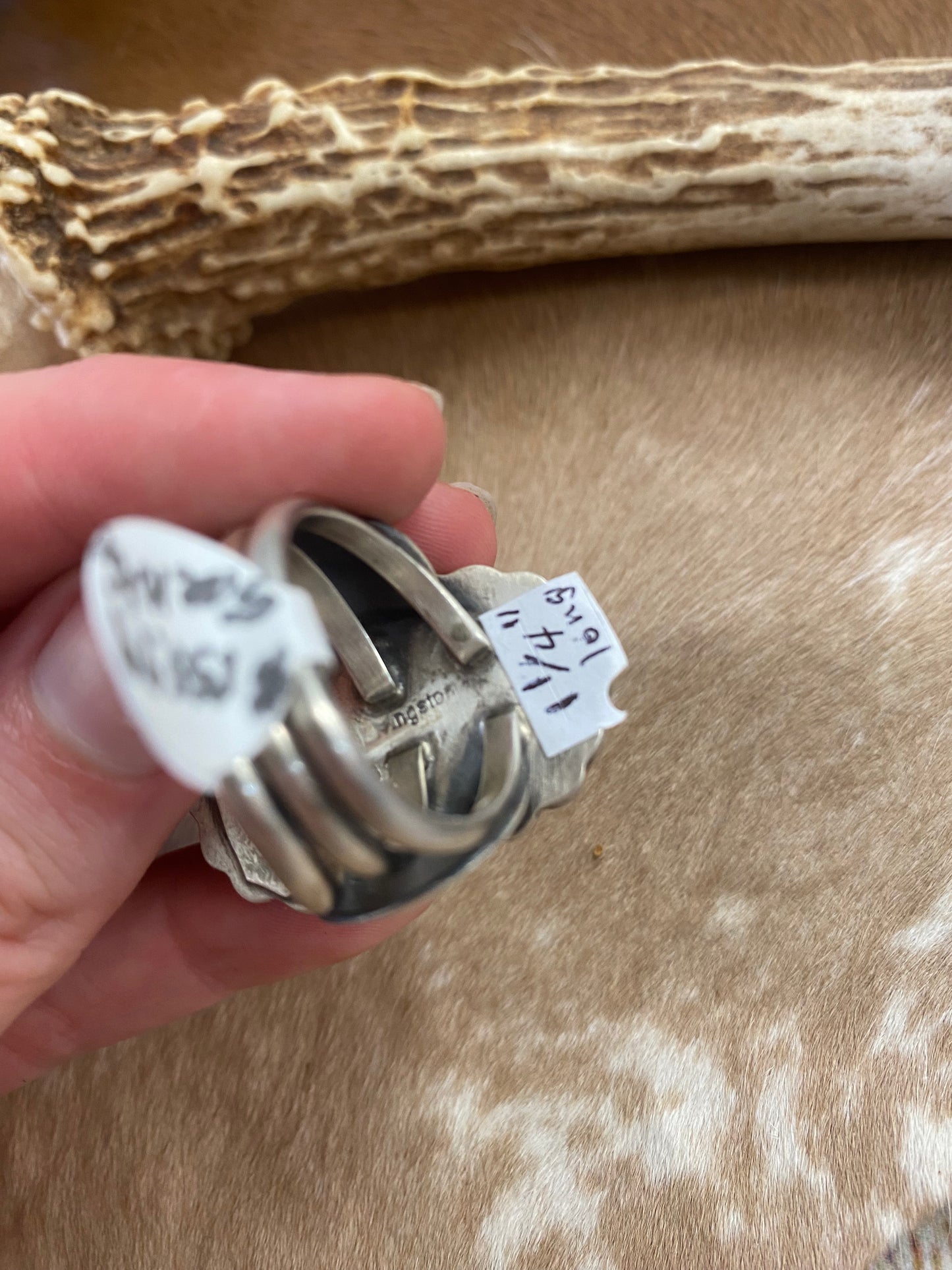 Onyx Ring By Paul Livingstone (Size 10 1/4)