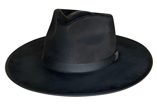Black Wool Felt Hat
