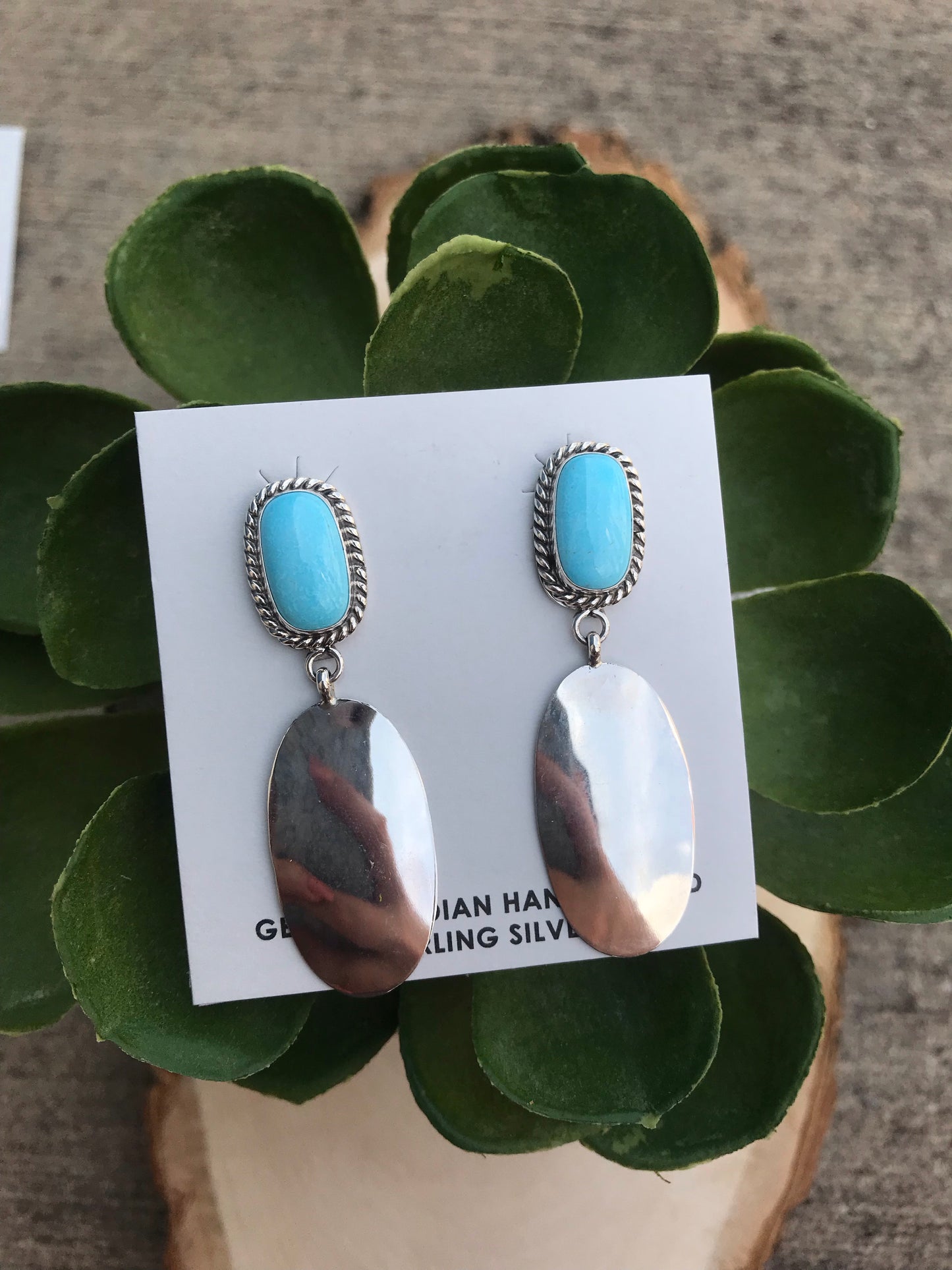 The Caitlyn Turquoise Earrings - Ny Texas Style Boutique