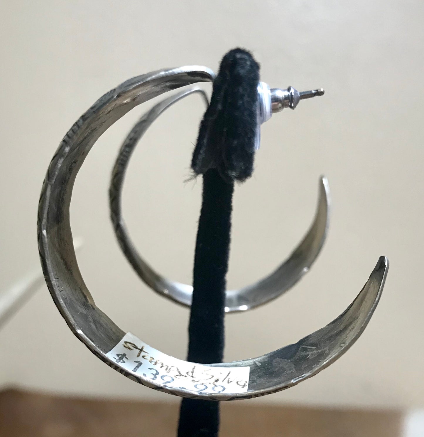 The Mandy Half Hoop Post Earrings - Ny Texas Style Boutique