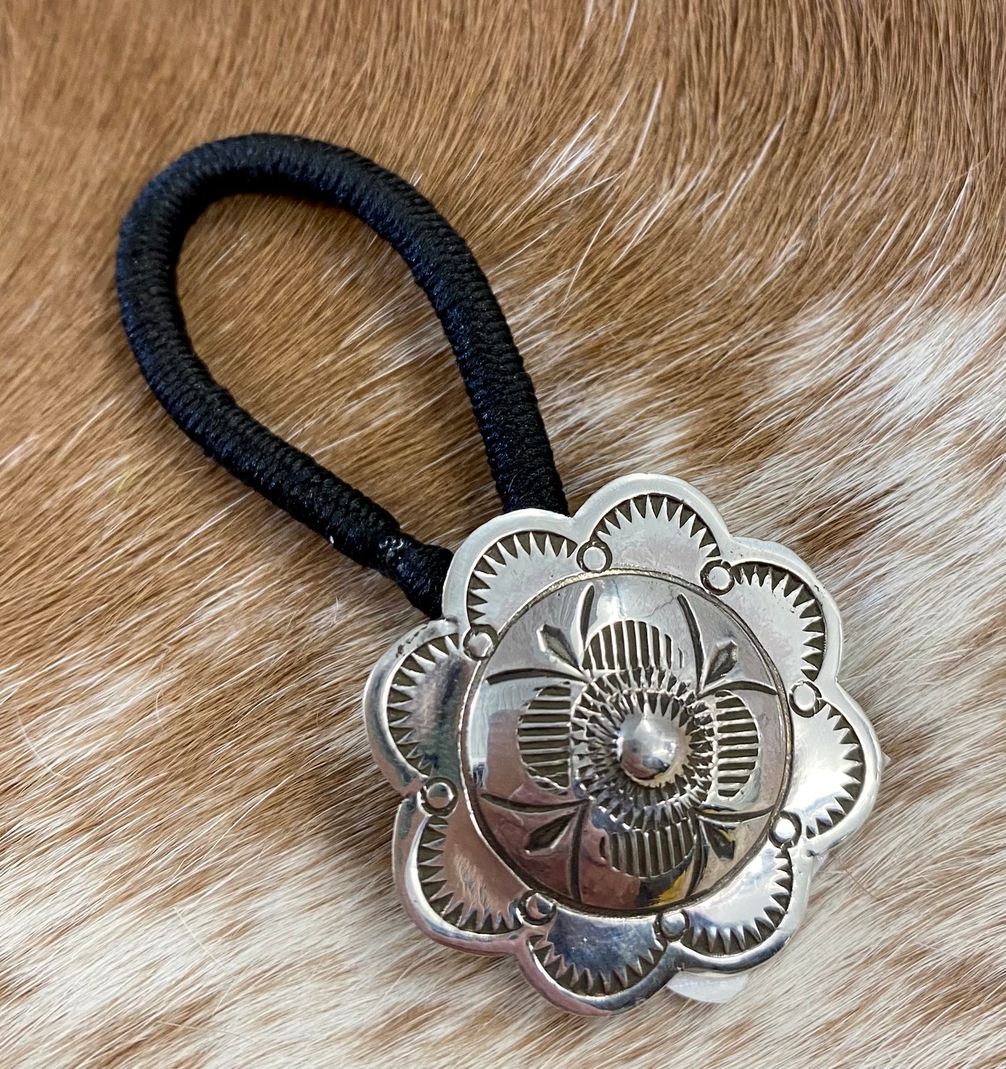 The Juliana Flower Hair Tie