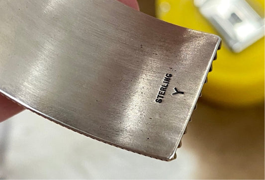 The Silver Y Indented Cuff - Ny Texas Style Boutique