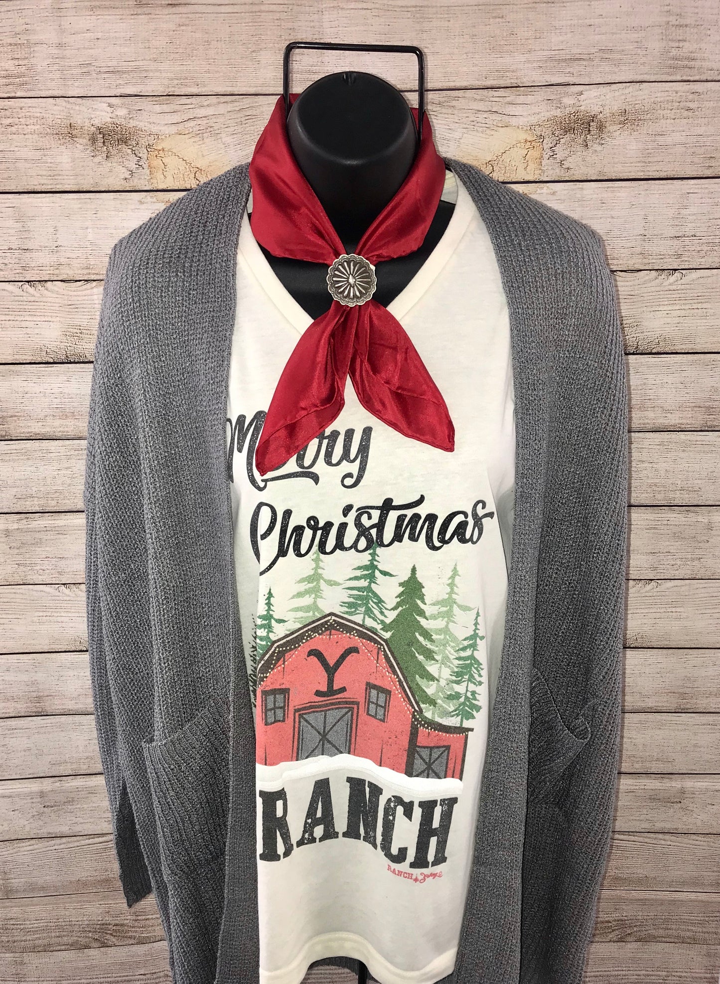 The Red Mini Wild Rag - Ny Texas Style Boutique