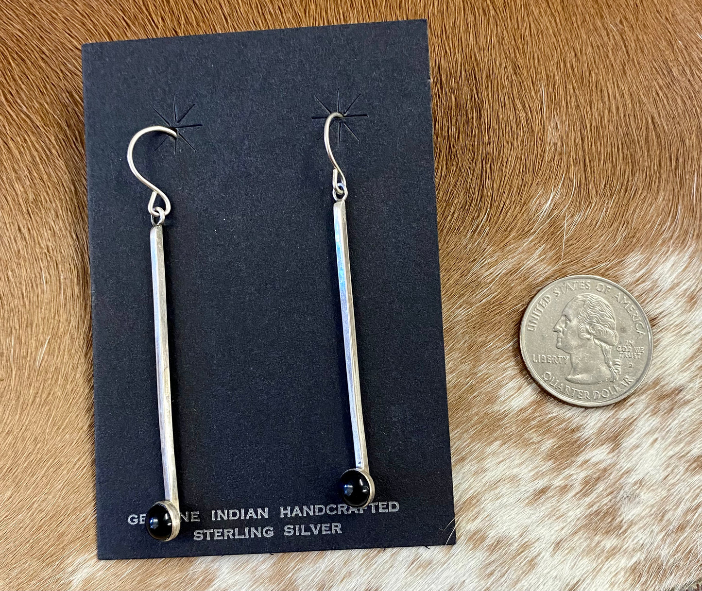 The Marilyn Black Onyx Earrings - NY Texas Style Boutique