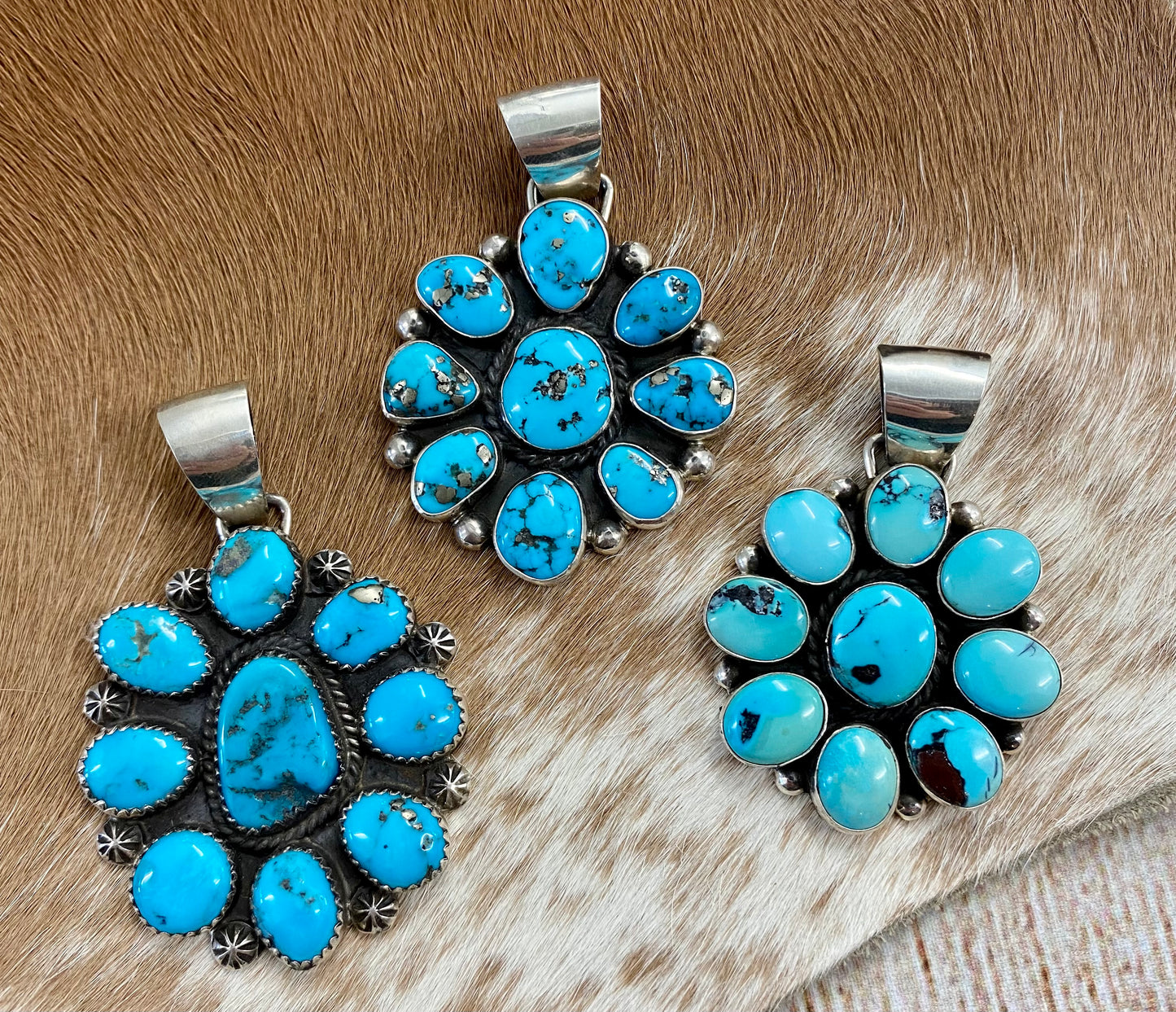 The Felicity Sleeping Beauty Turquoise Pendant By Arnold & Karlene Goodluck