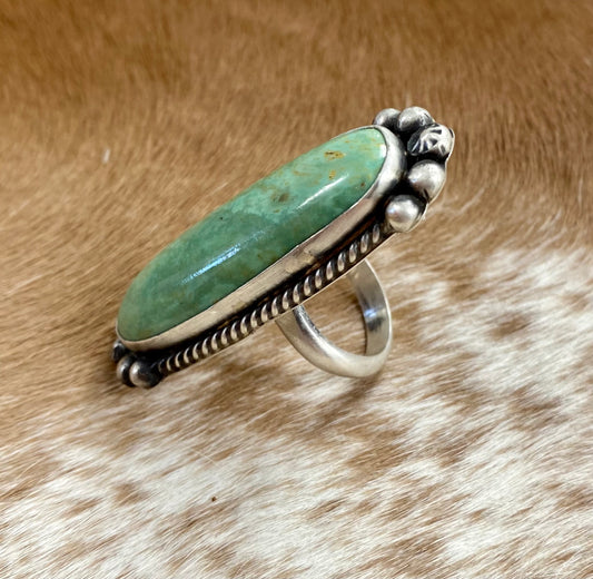 The Jasmine Turquoise Ring (Size 9) - NY Texas Style Boutique