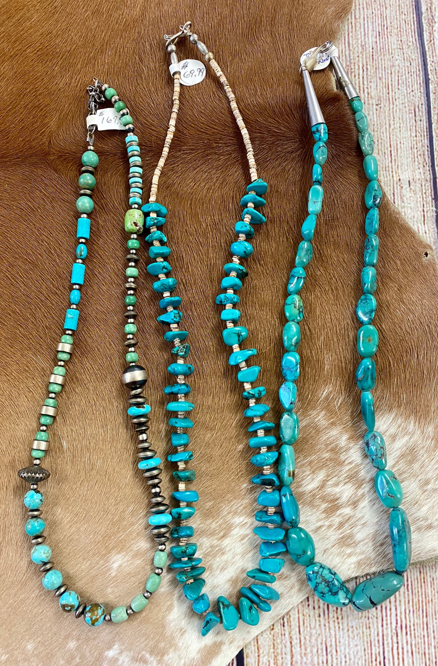 Navajo Pearl and Turquoise Necklace