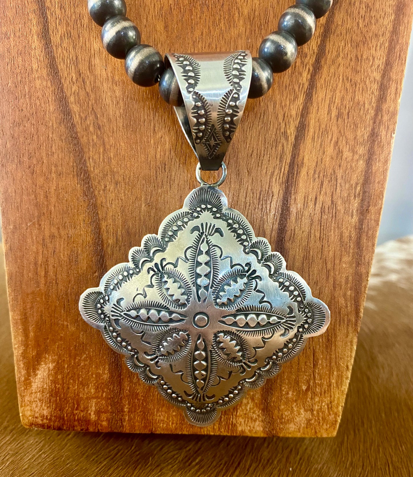 The Plato Silver Pendant By Vincent J. Platero