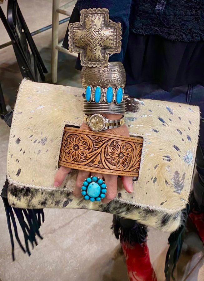 Large Silver Cuff Signed By Native Artist Silversmith Vincent J. Platero Statement Cross Silver Cuff Native American Artist Vincent J. Platero Sterling silver extremely detailed large stamped sterling and signed VJP cross shaped cuff. Authentic Native made and handcrafted cuff by Vincent J. Platero. This cuff is sure to be a show stopper in your jewelry collection.