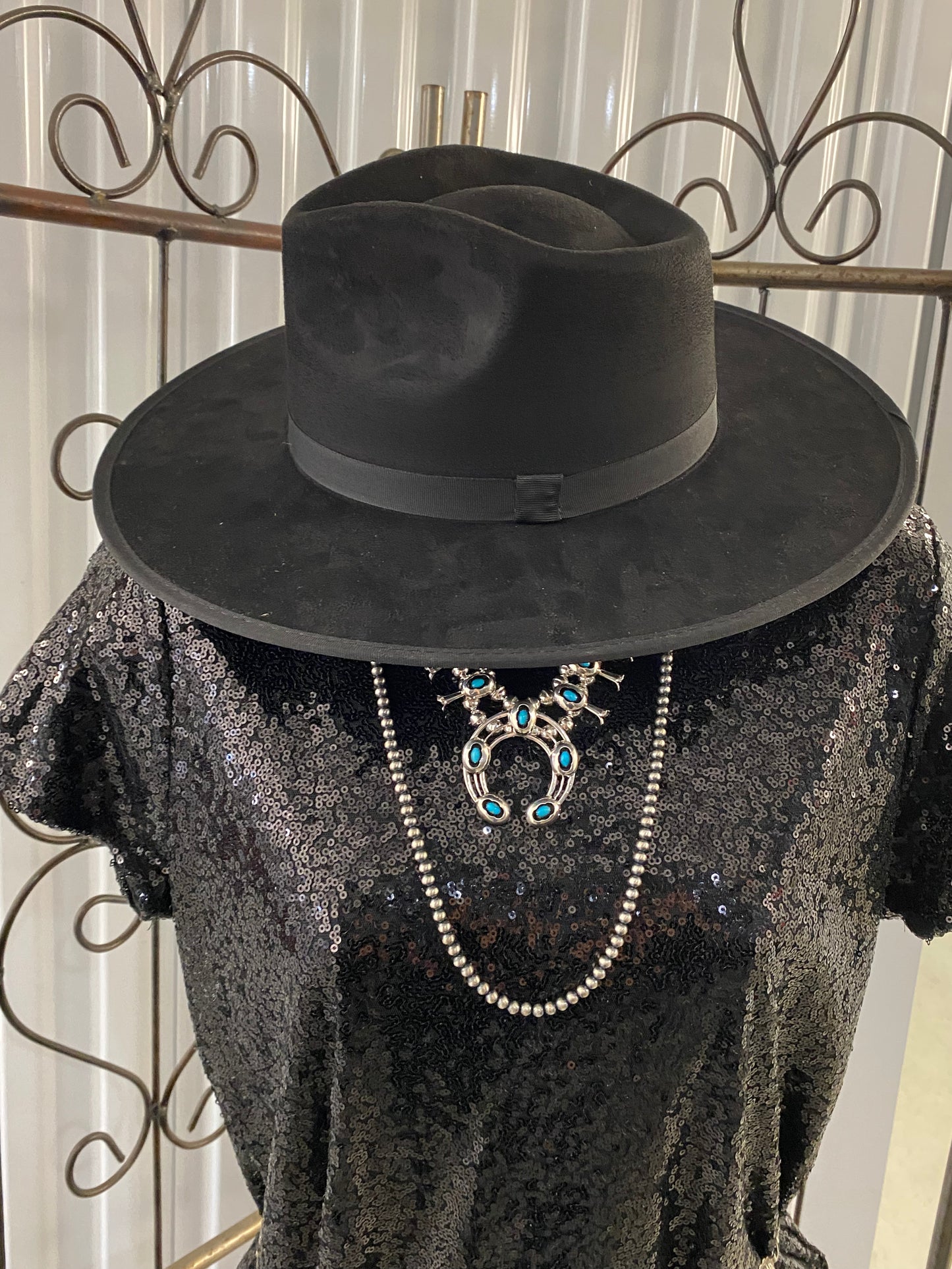 Black Wool Felt Hat