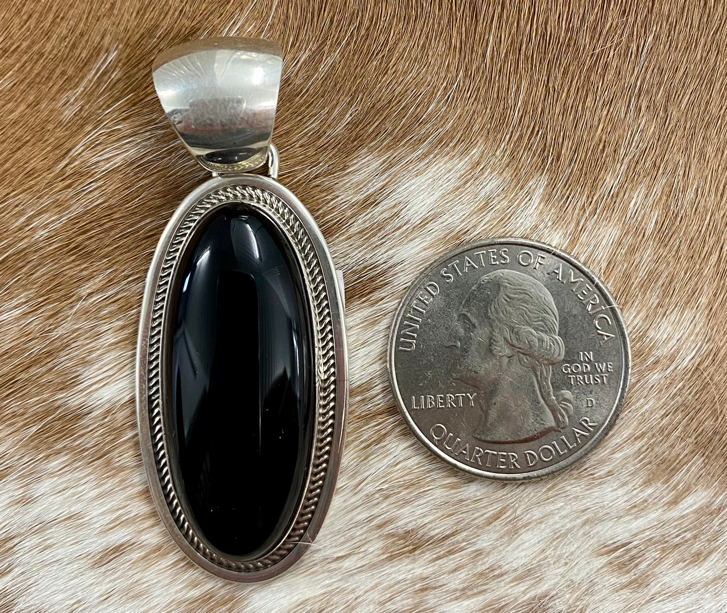 The Brenda Onyx Pendant By Harley Jake