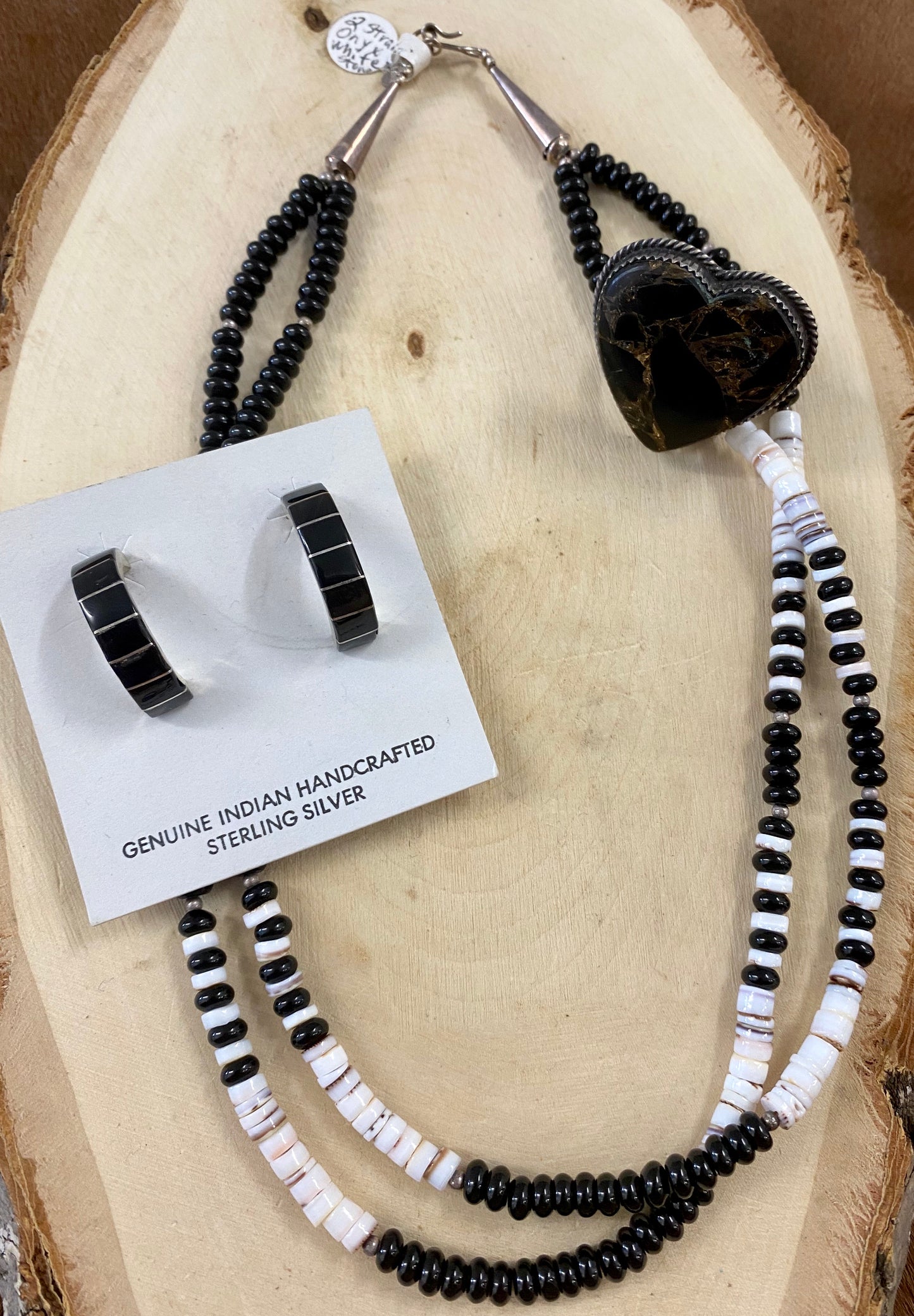 The Two Strand Onyx Necklace - Ny Texas Style Boutique