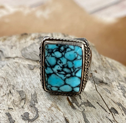 The Garrison Turquoise Ring - Ny Texas Style Boutique