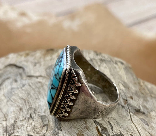 The Garrison Turquoise Ring - Ny Texas Style Boutique