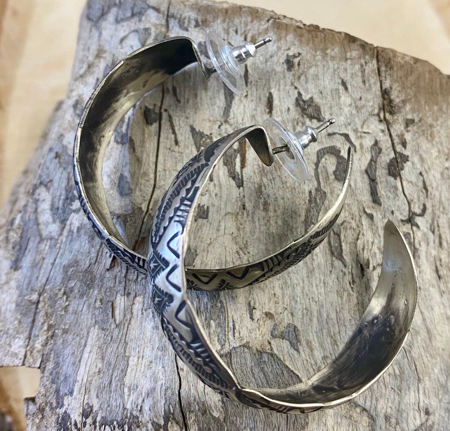 The Mandy Half Hoop Post Earrings - Ny Texas Style Boutique