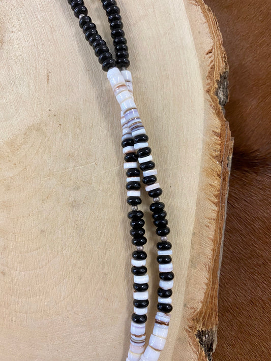 The Two Strand Onyx Necklace - Ny Texas Style Boutique