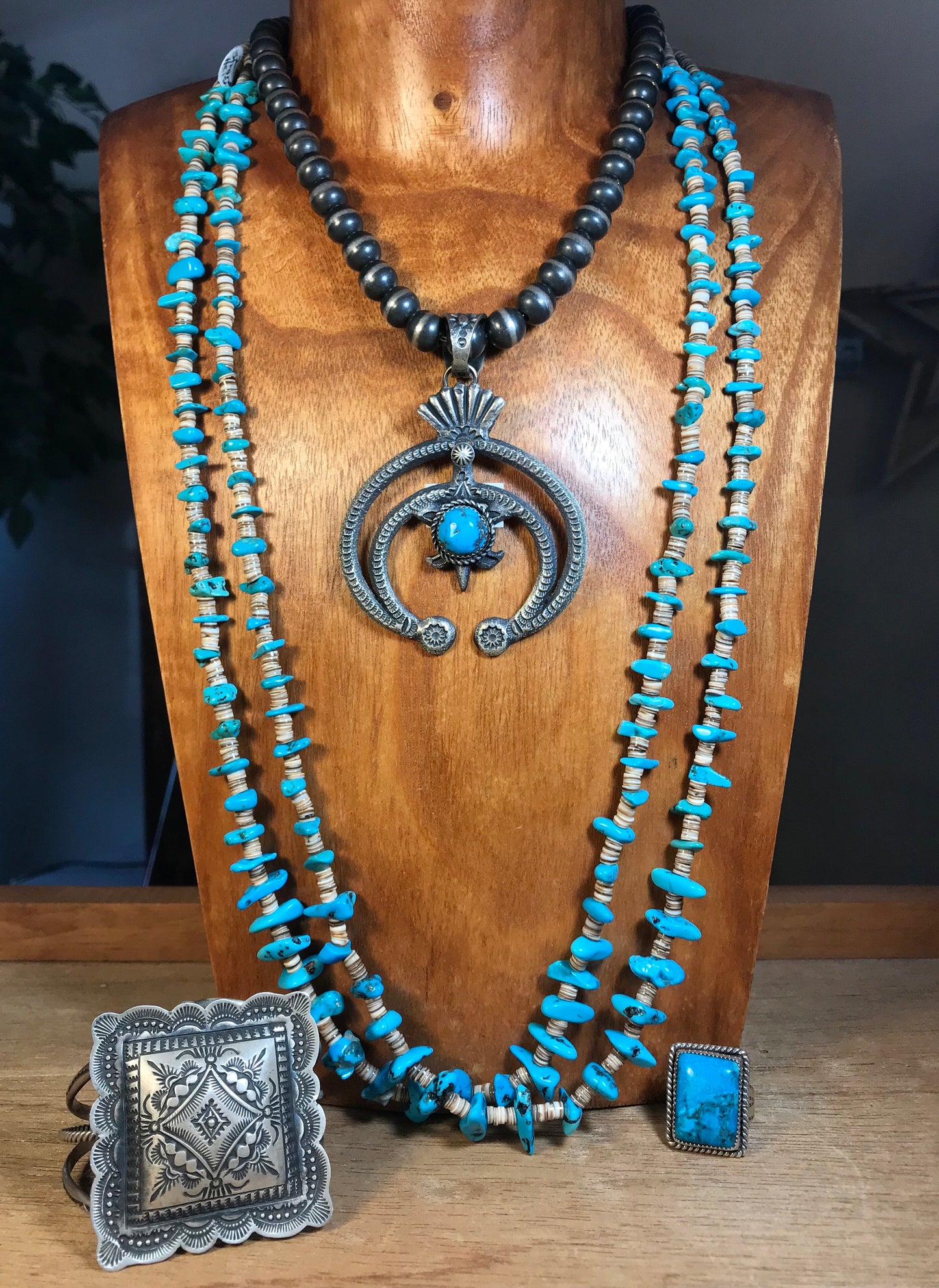The Kay Turquoise Ring (Size 11) - Ny Texas Style Boutique
