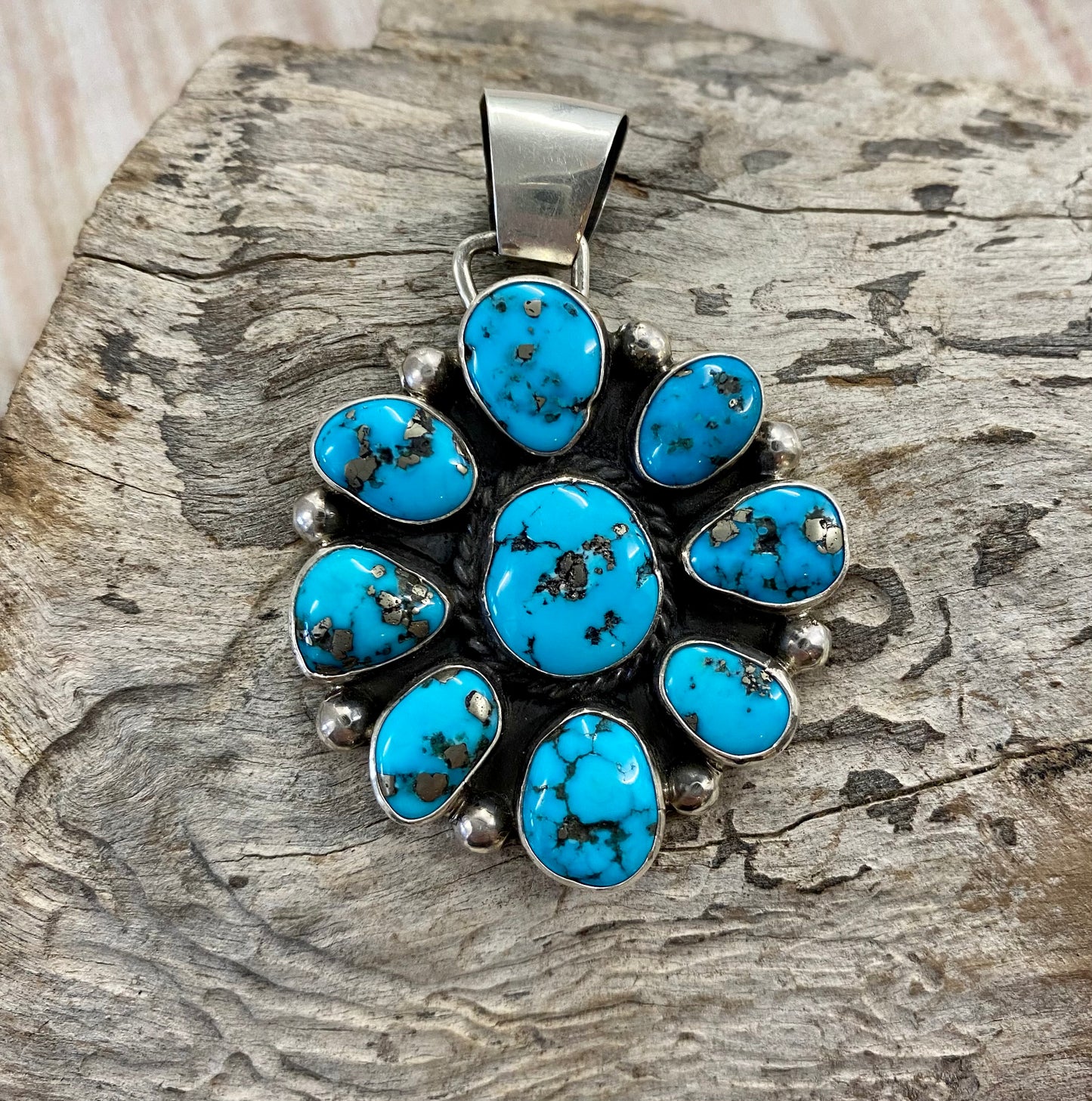 The Felicity Sleeping Beauty Turquoise Pendant By Arnold & Karlene Goodluck