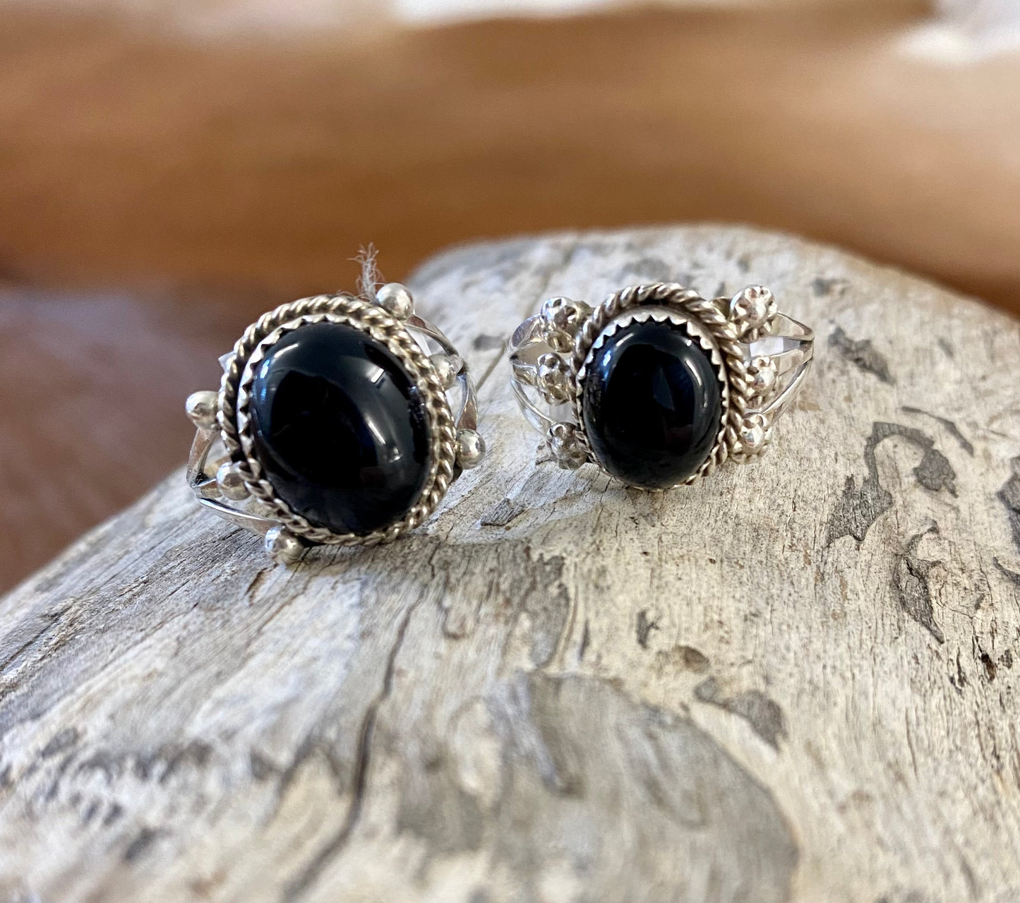 The Anna Marie Black Onyx Ring (Size 8.5)