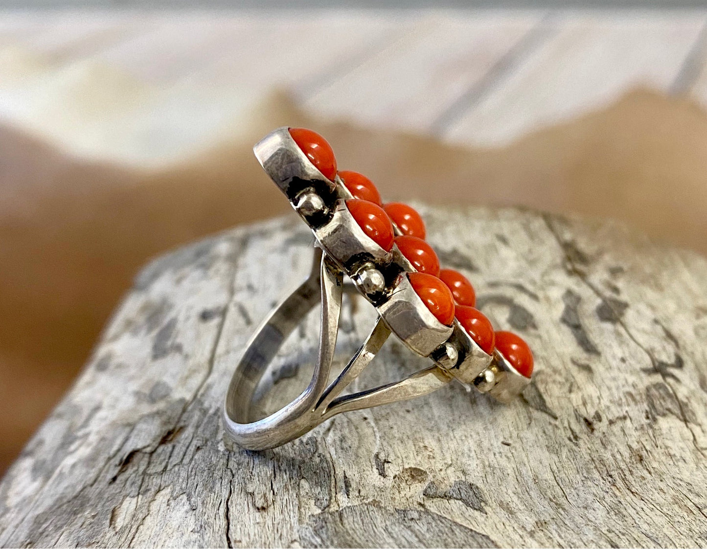 Red Coral Ring