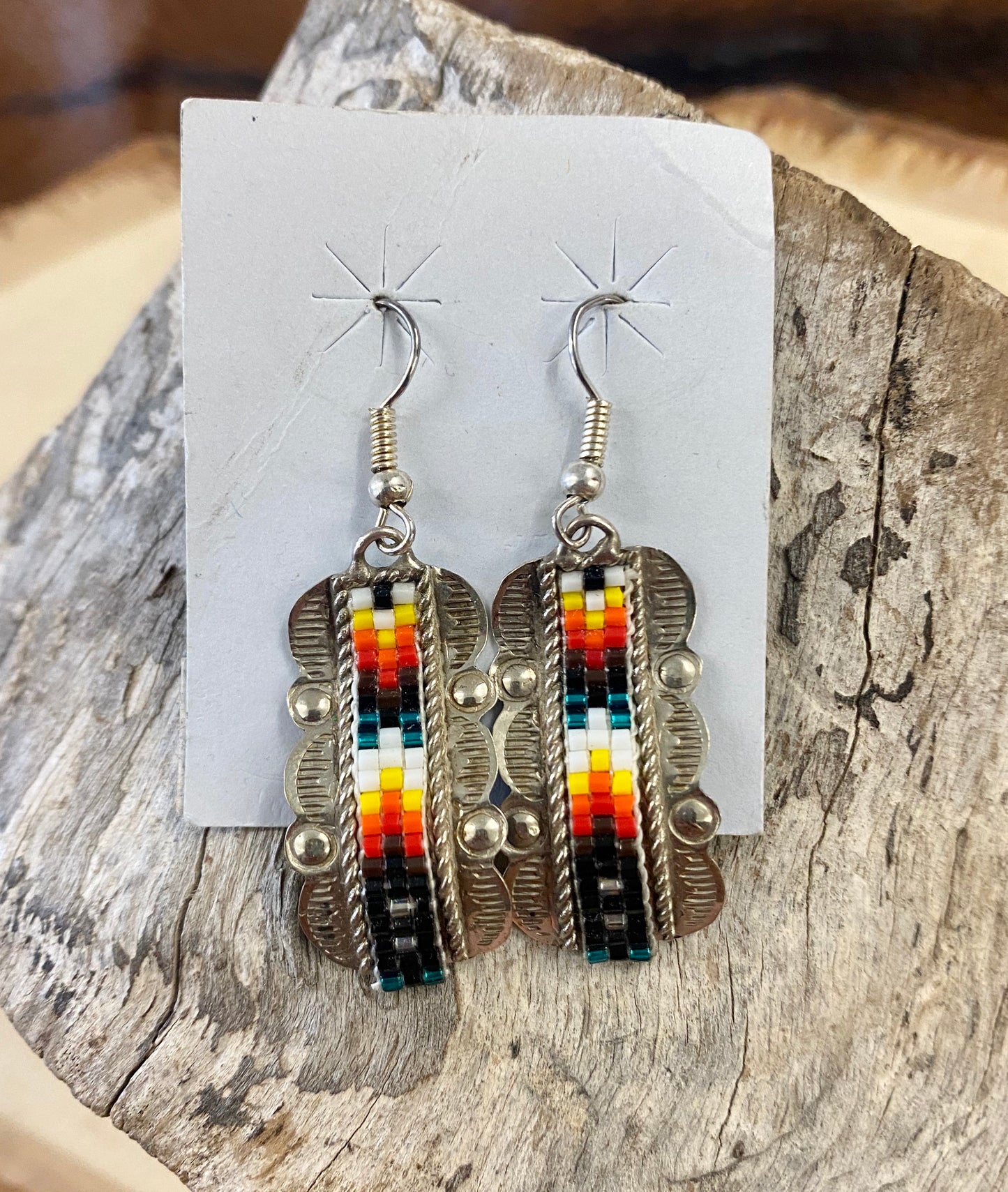 The Madi Aztec Beaded Earrings - Ny Texas Style Boutique