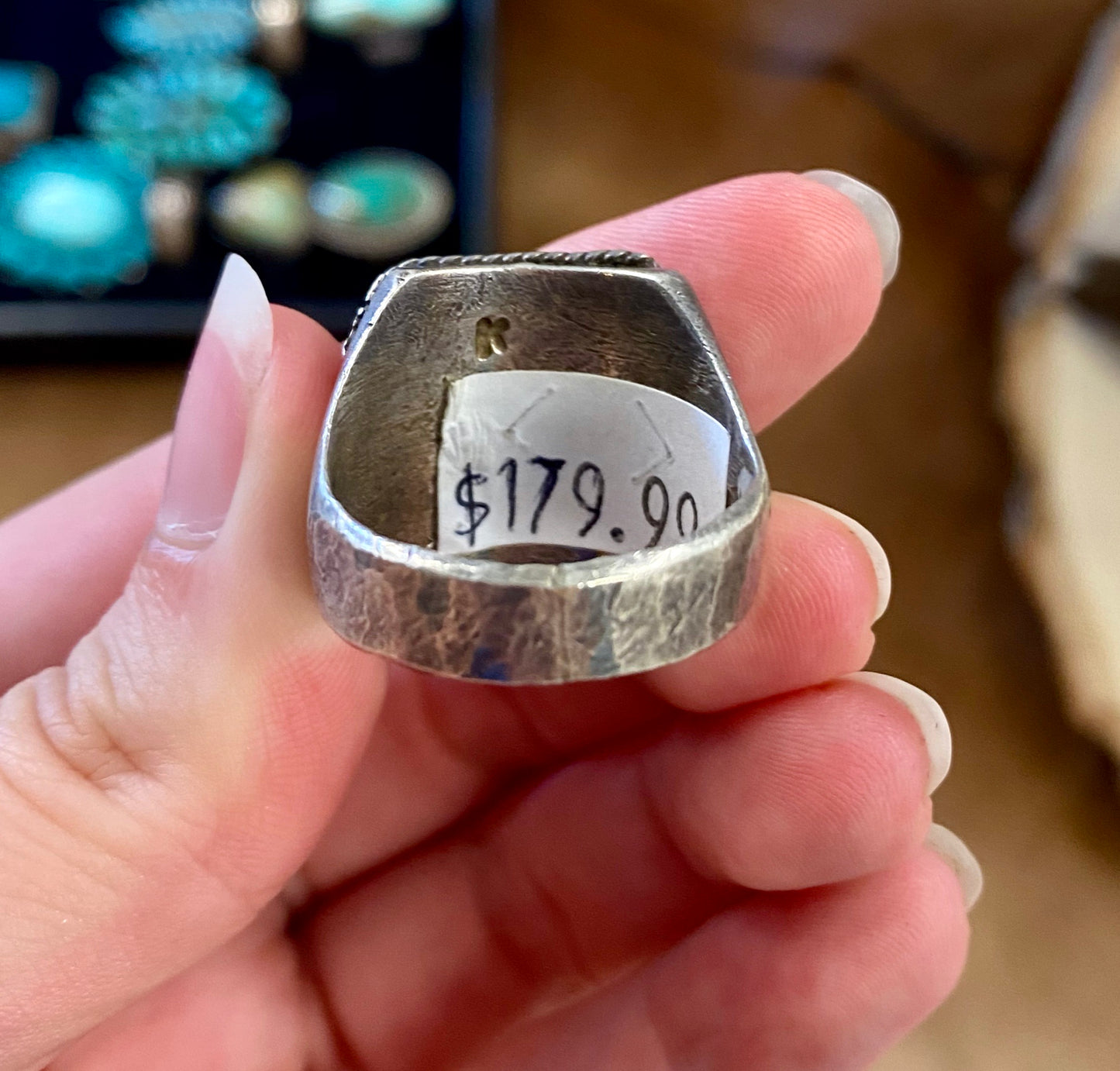 The Garrison Turquoise Ring - Ny Texas Style Boutique