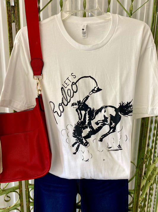 The “Let’s Rodeo” Graphic Tee - NY Texas Style Boutique