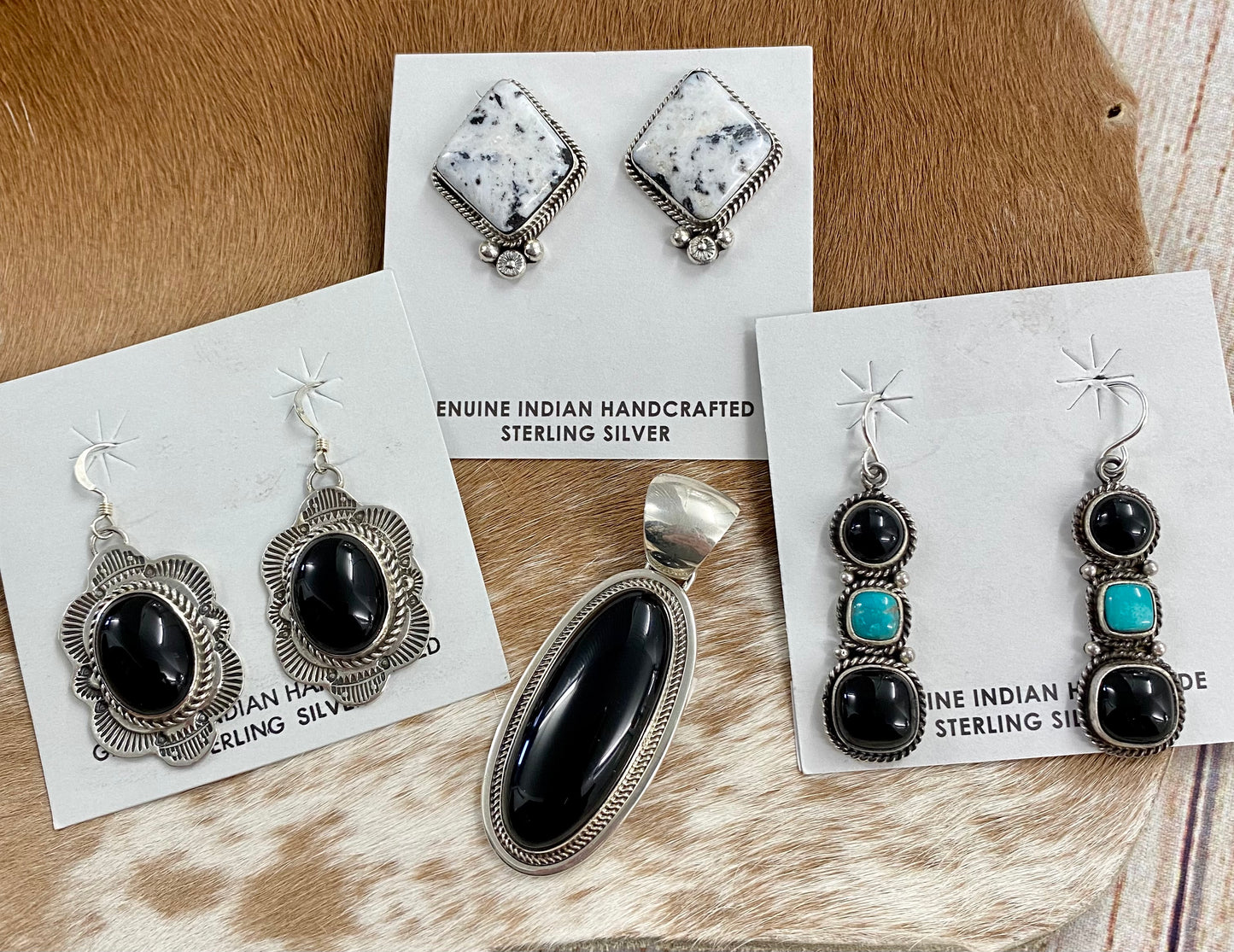 The Brenda Onyx Pendant By Harley Jake