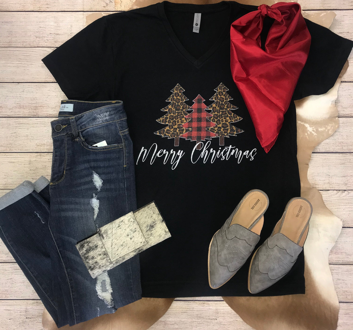 The Red Mini Wild Rag - Ny Texas Style Boutique