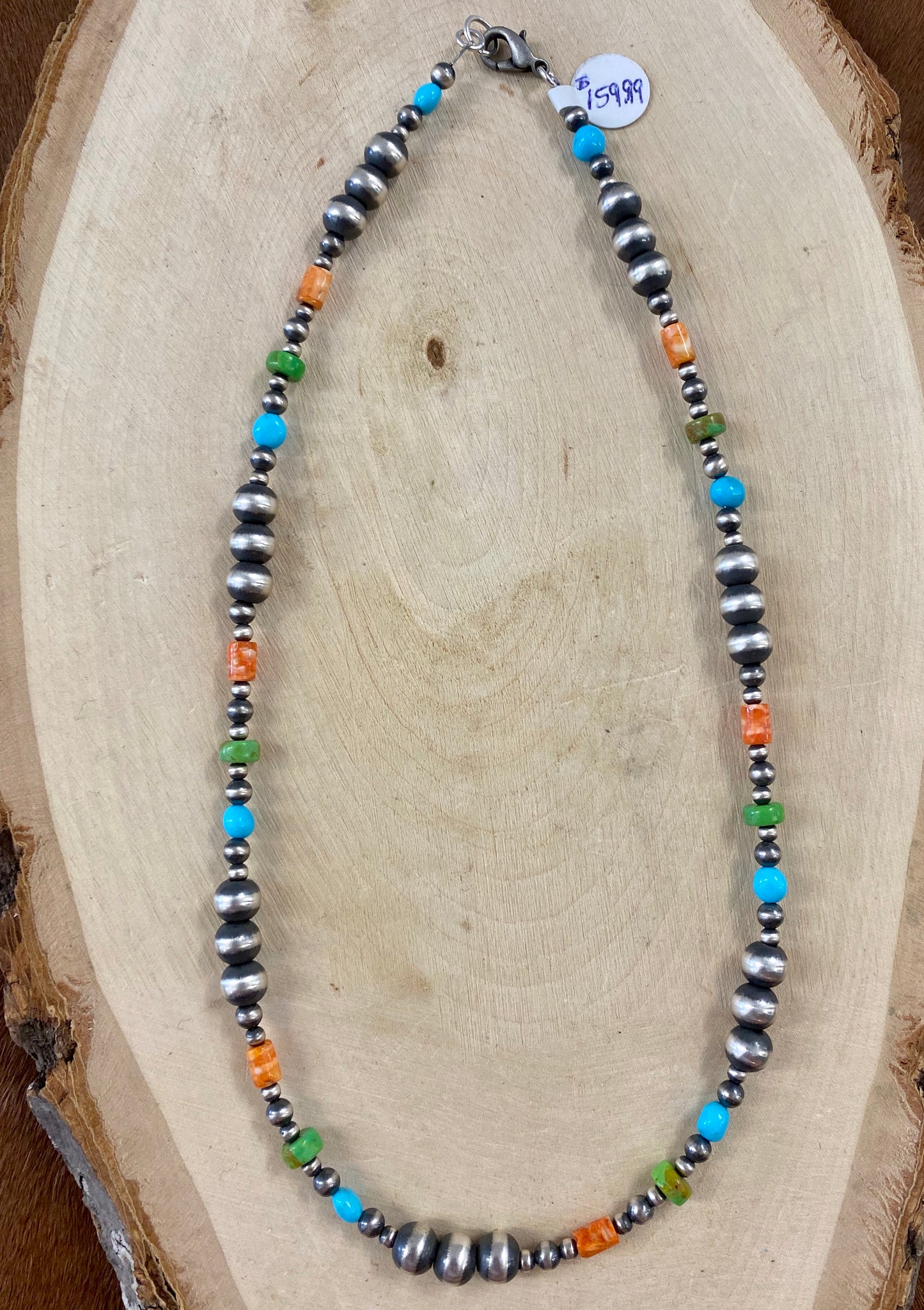 The Navajo Pearl Mixed Necklace 16” - Ny Texas Style Boutique