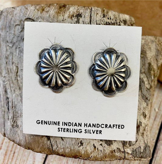 The Brownson Concho Earrings By Joan Begay - NY Texas Style Boutique