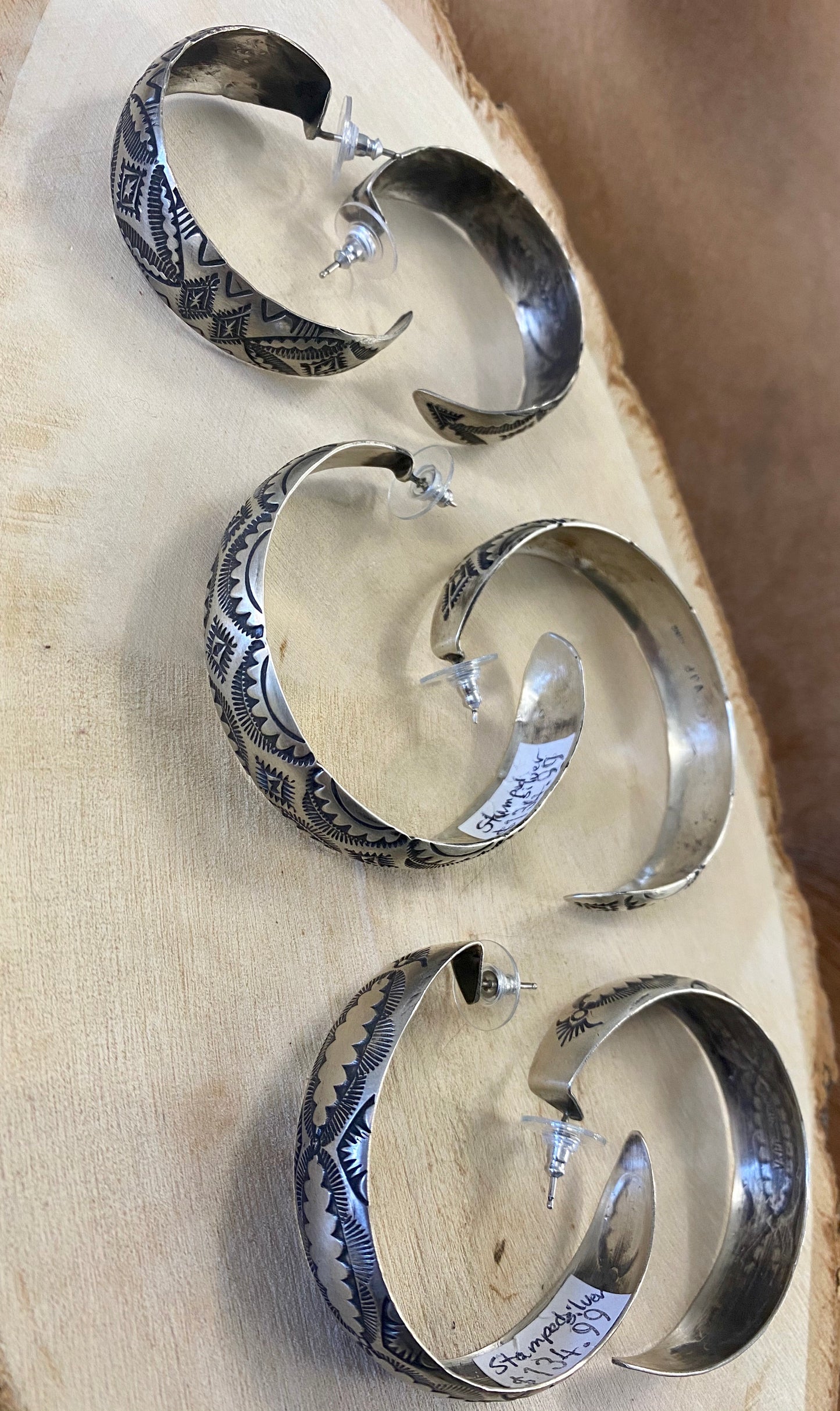 The Mandy Half Hoop Post Earrings - Ny Texas Style Boutique