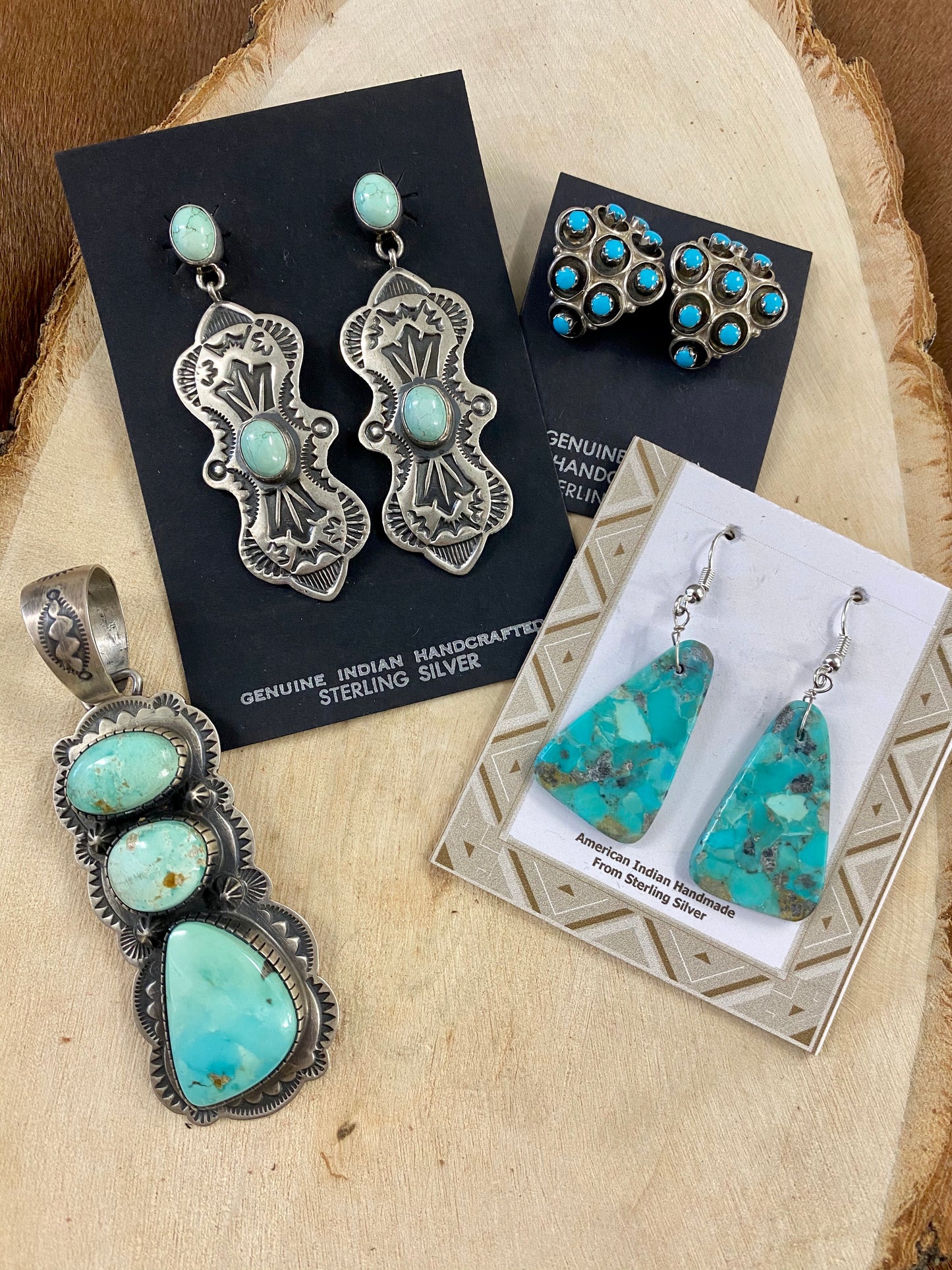 The Nashville Turquoise Earrings - Ny Texas Style Boutique