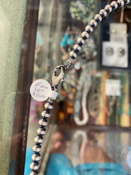 Long Navajo Pearl Necklace