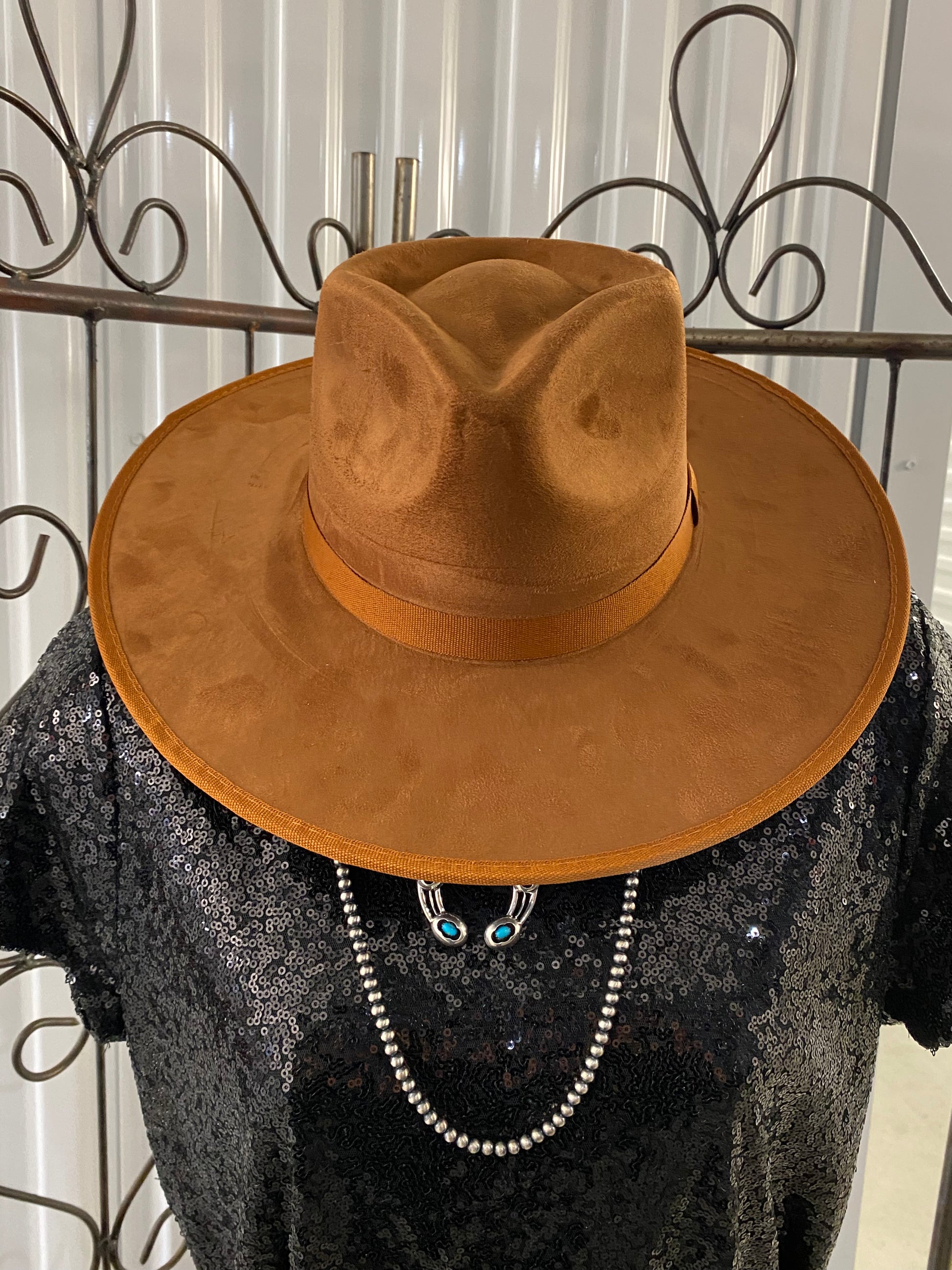 Brown Felt Hat Womens