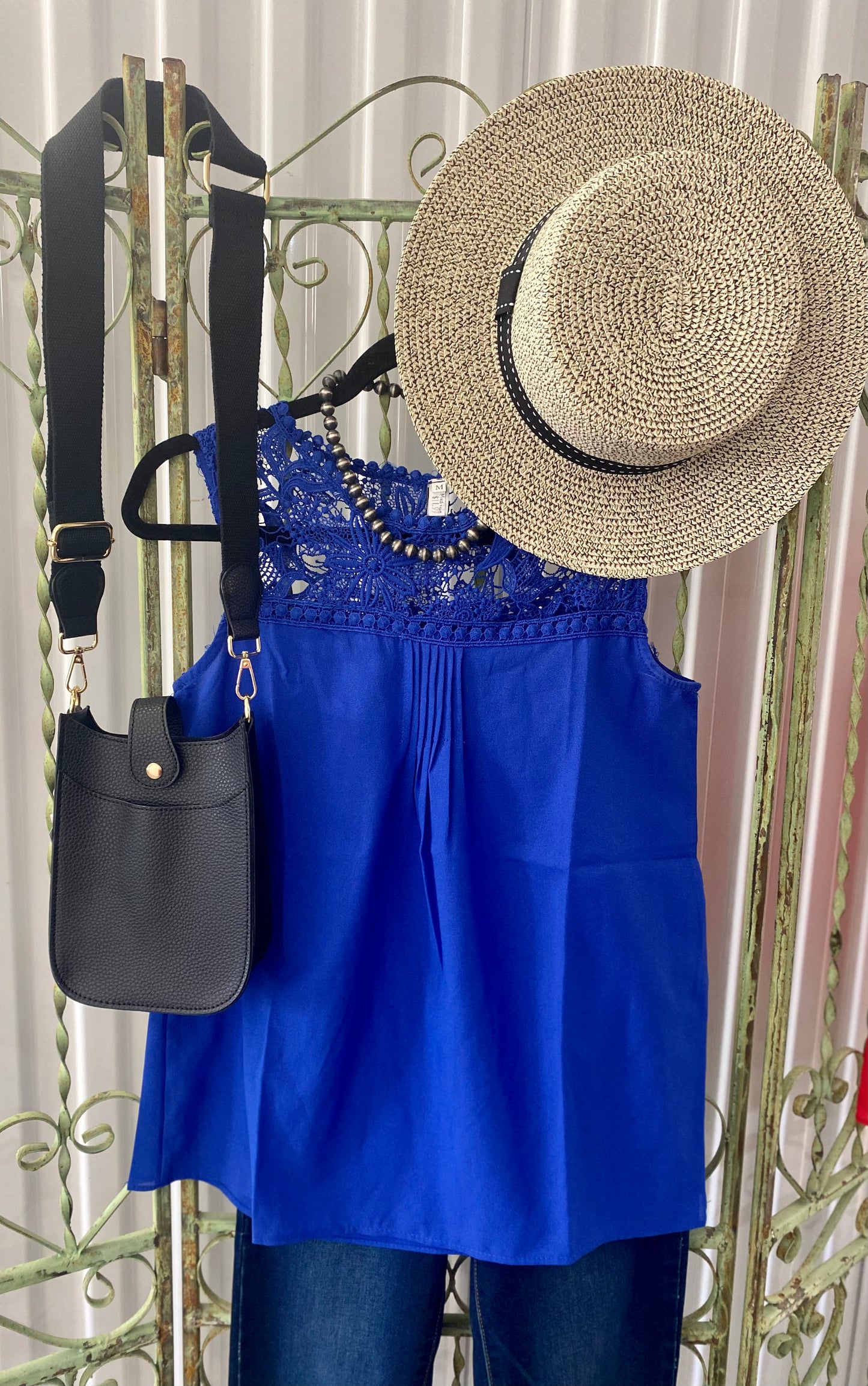 The Clarke Blue Top