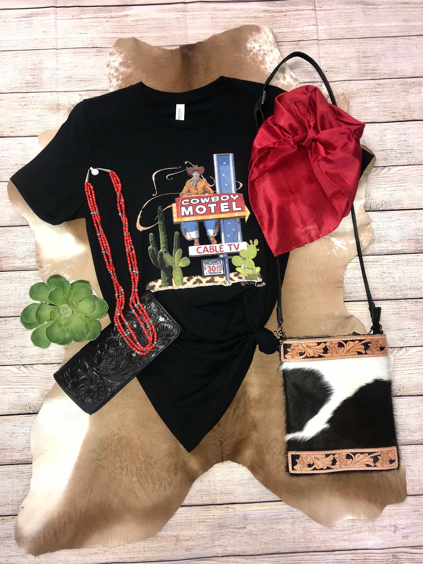 The Red Mini Wild Rag - Ny Texas Style Boutique