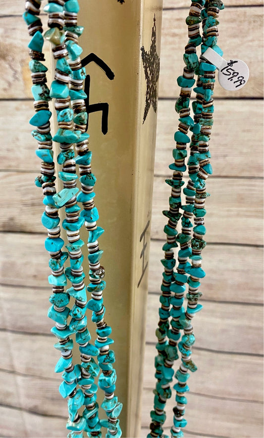 The Longmount Turquoise Necklace - Ny Texas Style Boutique