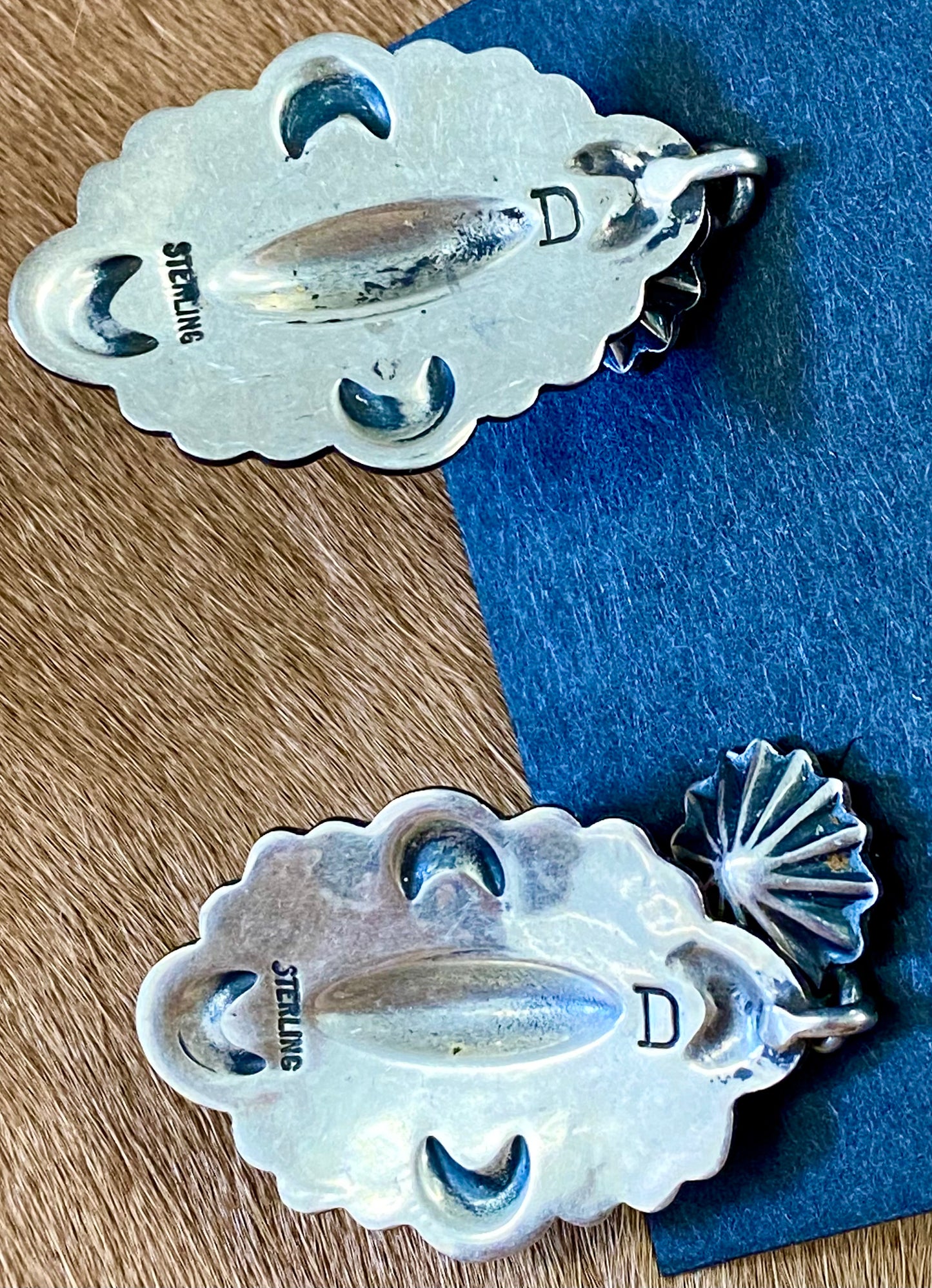 The Stagecoach Concho Earrings