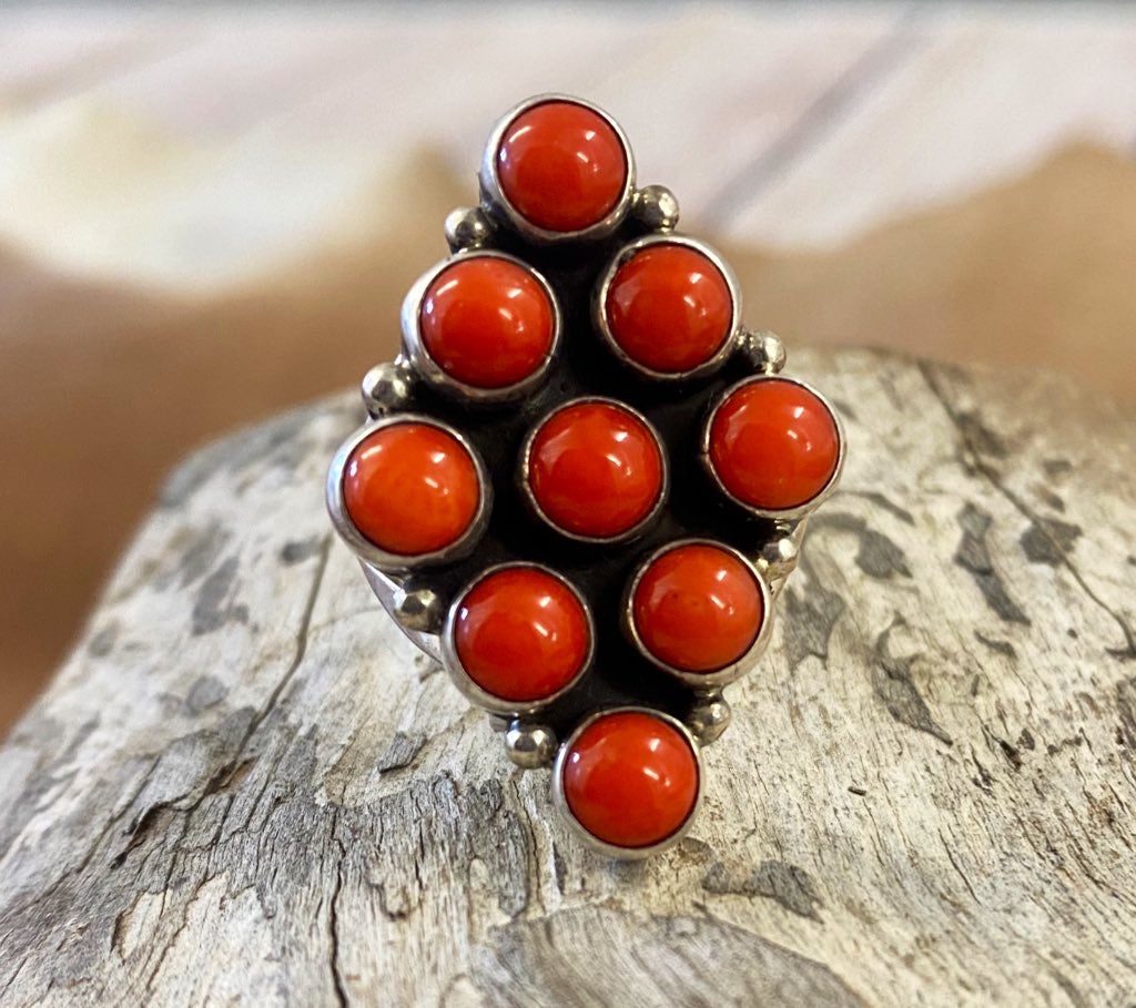 Red Coral Ring