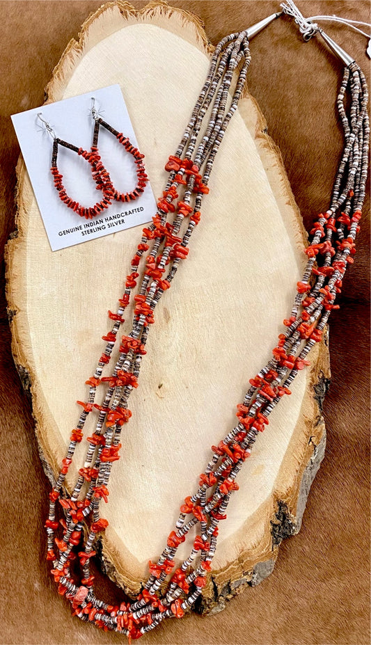 The Golden Coral Necklace - Ny Texas Style Boutique
