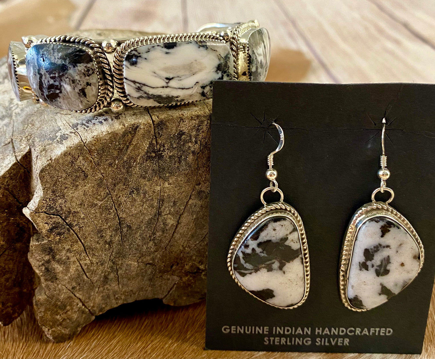 The Silver White Buffalo Cuff By Sheena Jack