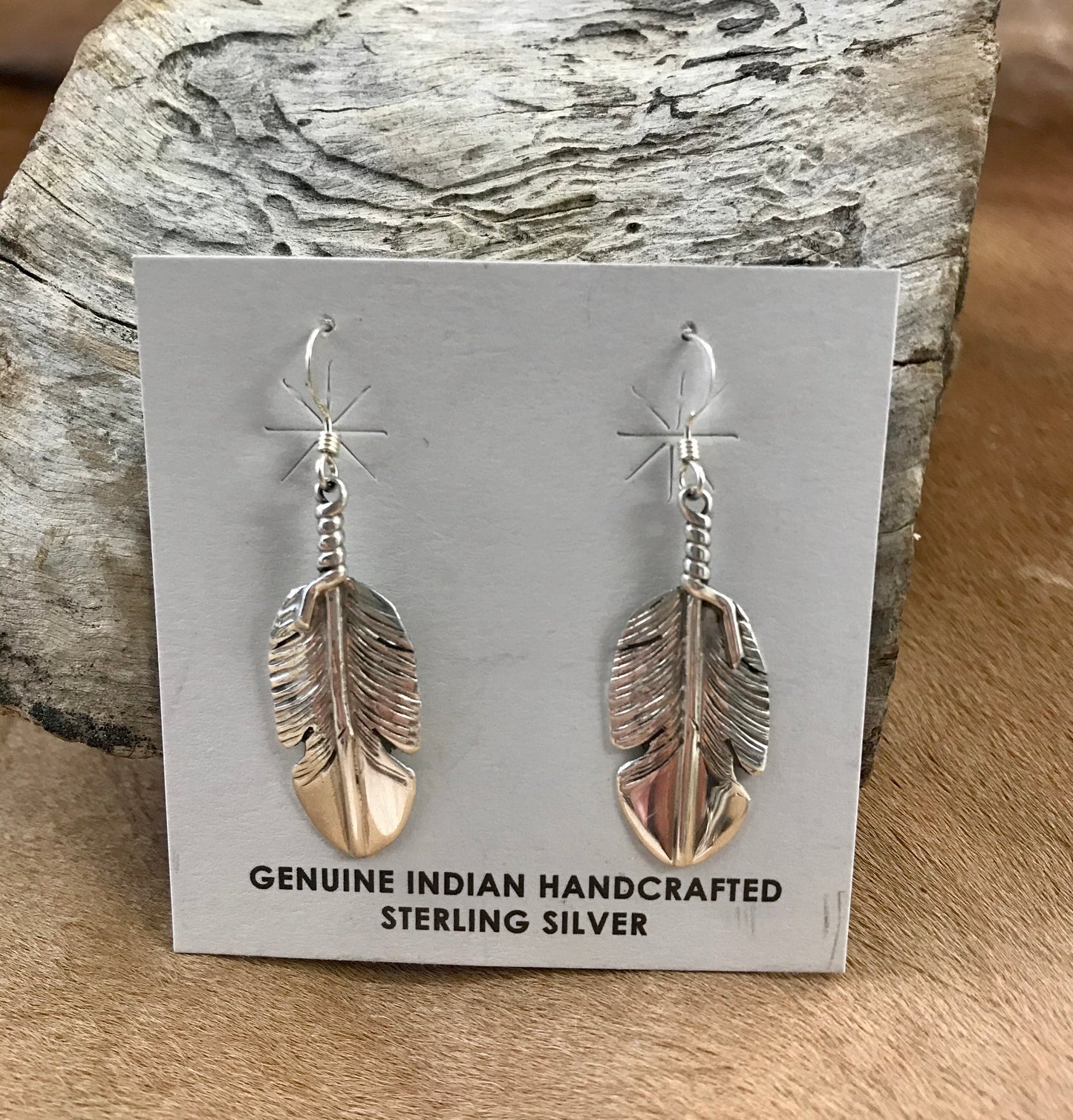 The Begaye Feather Earrings - Ny Texas Style Boutique