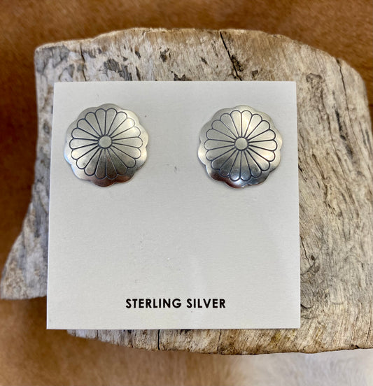 Concho Stud Earrings