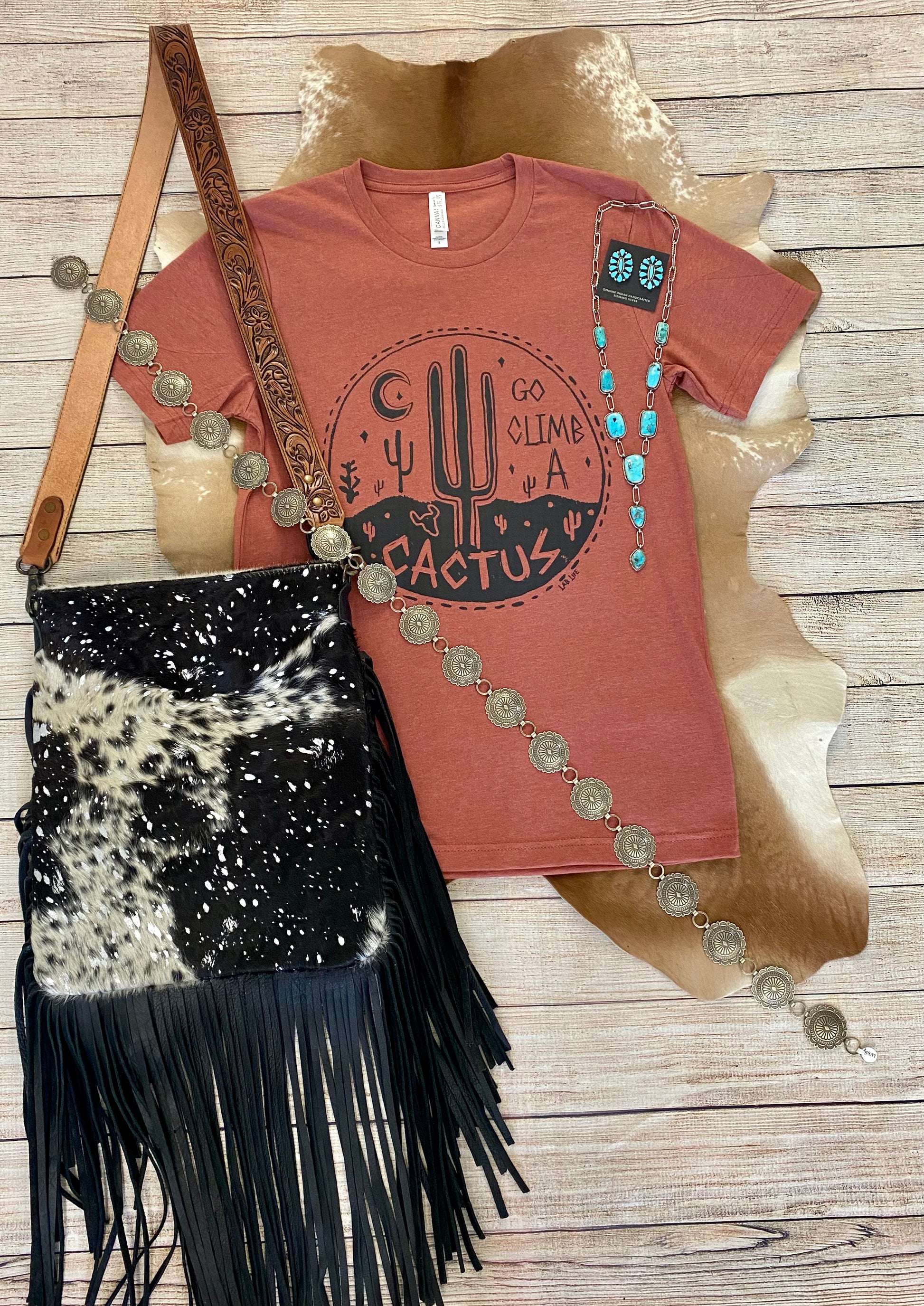 Go Climb A Cactus Graphic Tee
