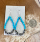 Navajo Pearl and Turquoise Earrings